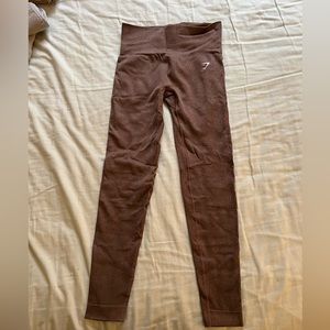 Brown Gymshark leggings